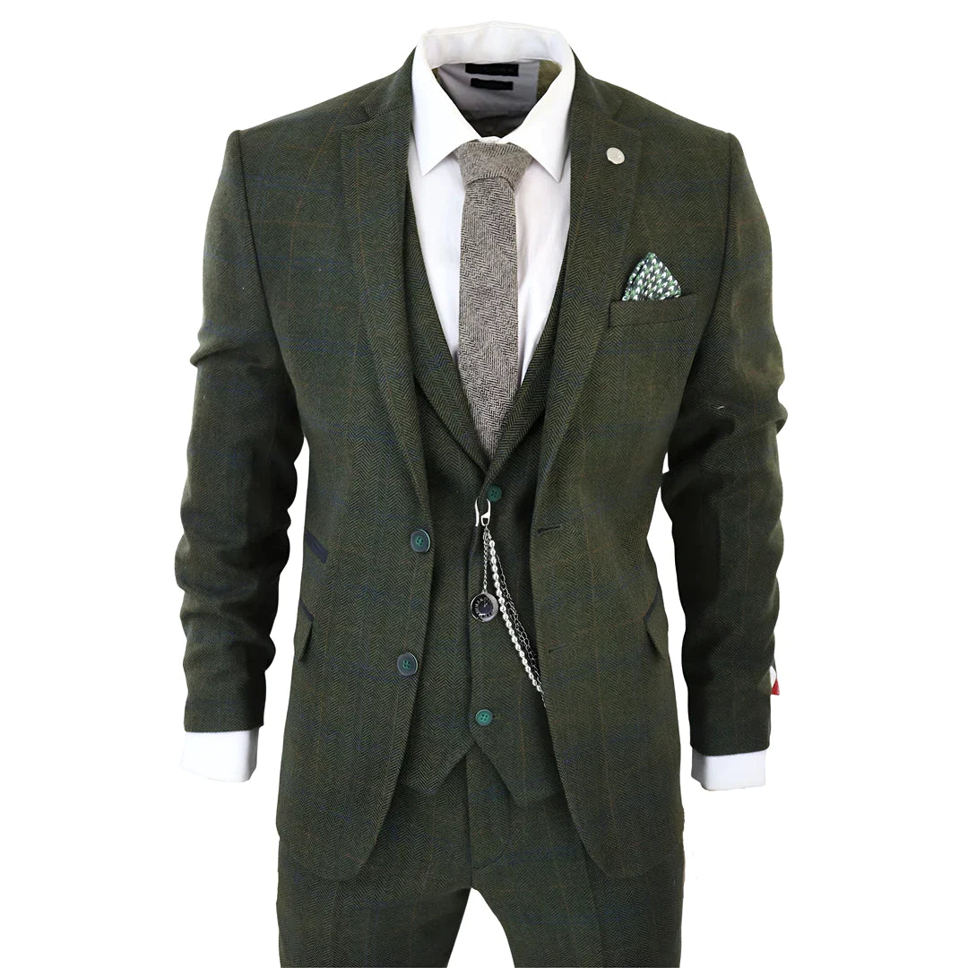 Men's two piece Green Suit – Blaze Beauty Boutique B3