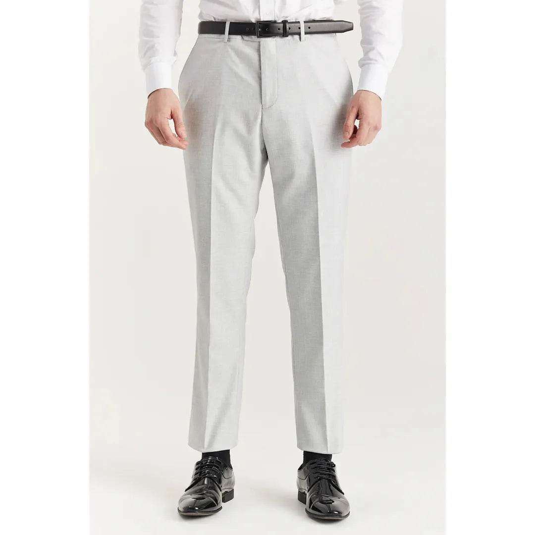 Paul Andrew - Belmont Men's Silver Trousers