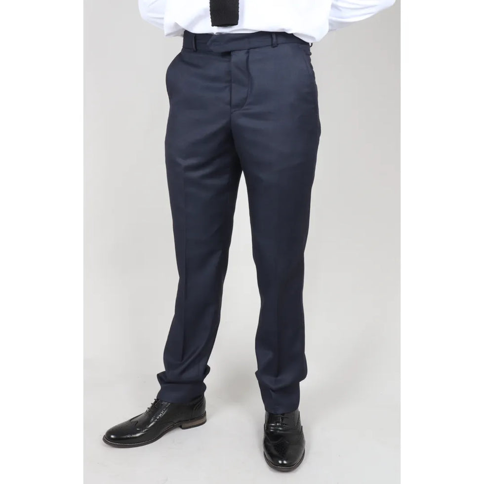 IM1-DB - MEN'S NAVY 3 PIECE SUIT