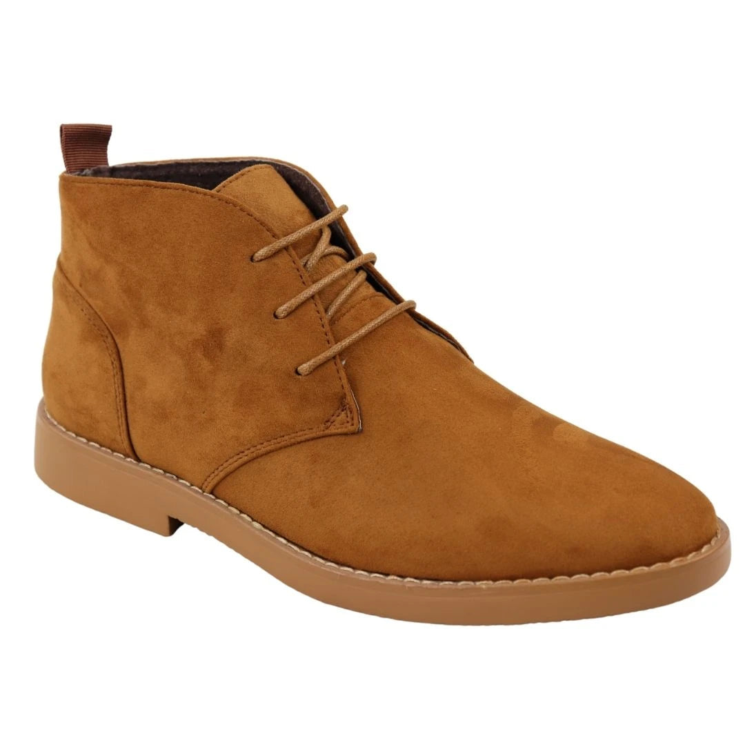 MENS'S CHUKKA DESERT LACE UP ANKLE BOOTS