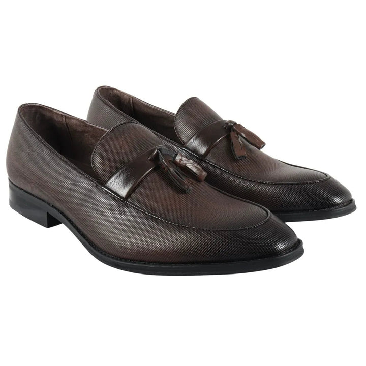 MEN'S LOAFERS SLIP ON TASSEL FORMAL SHOES