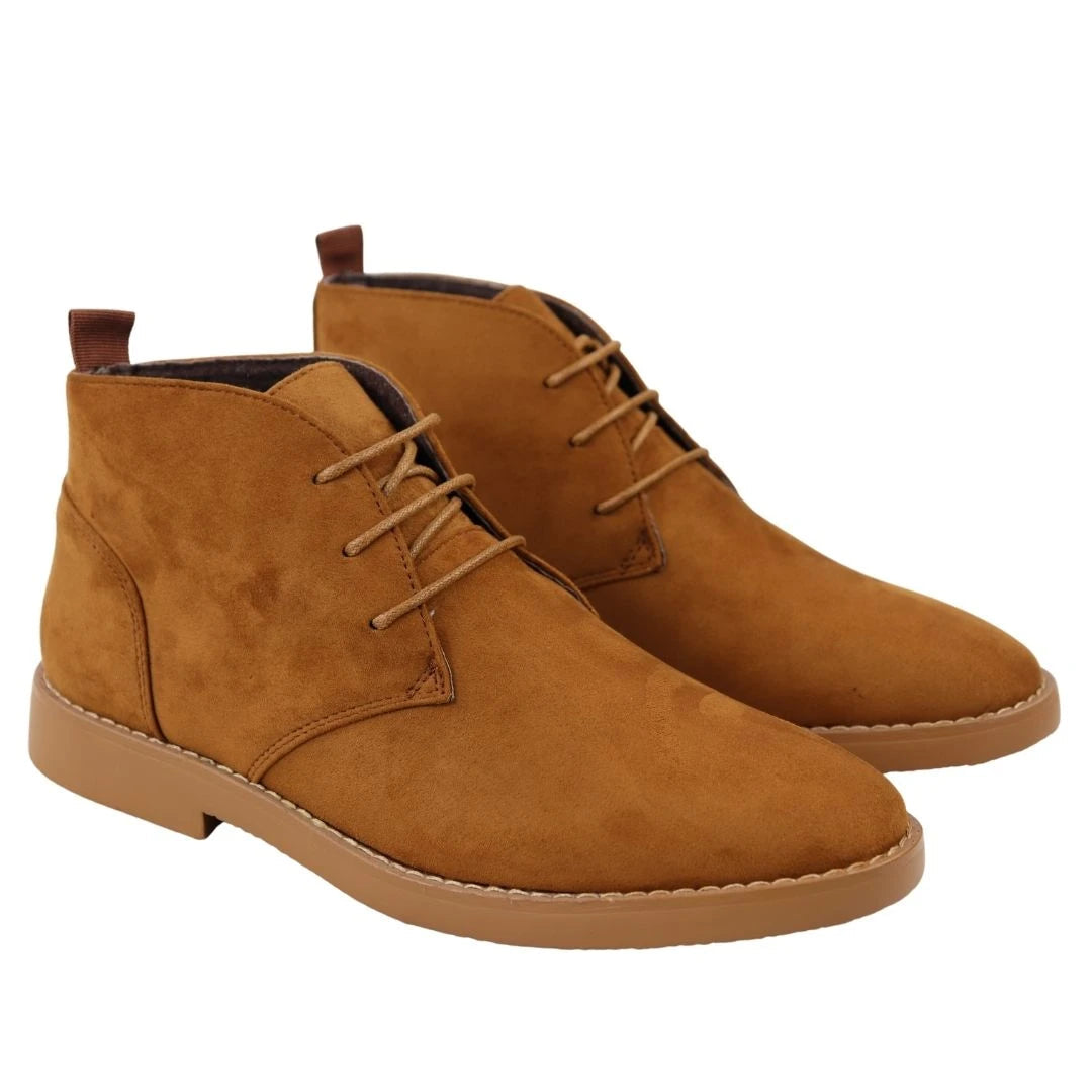 MENS'S CHUKKA DESERT LACE UP ANKLE BOOTS