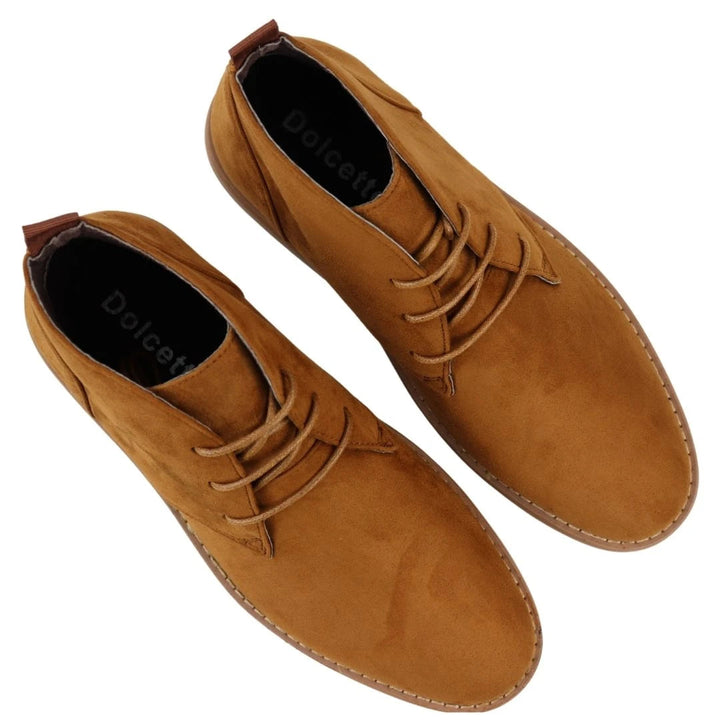 MENS'S CHUKKA DESERT LACE UP ANKLE BOOTS