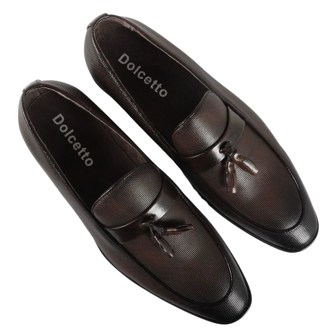 MEN'S LOAFERS SLIP ON TASSEL FORMAL SHOES