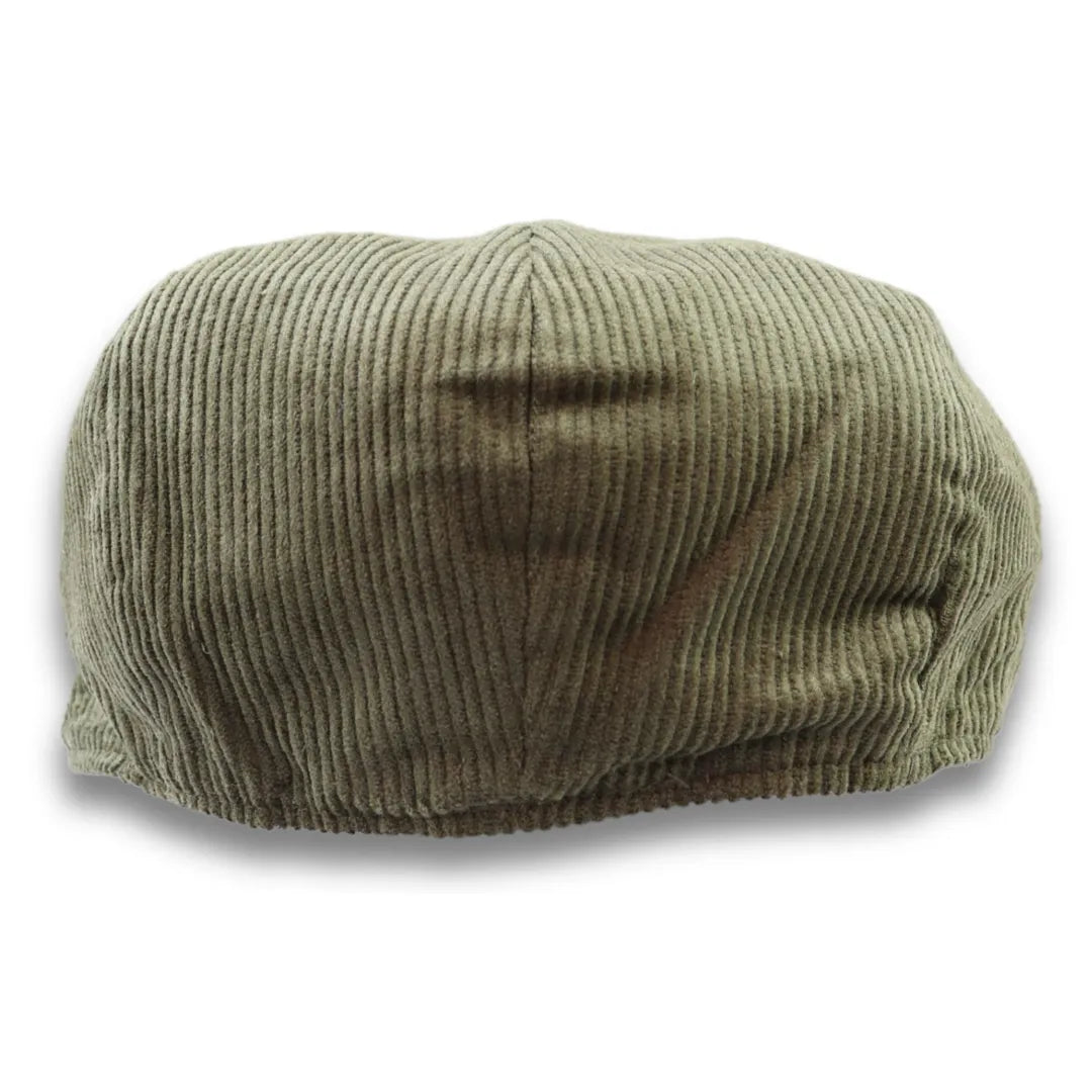 MEN'S 100% COTTON CORDUROY NEWSBOY FLAT CAP