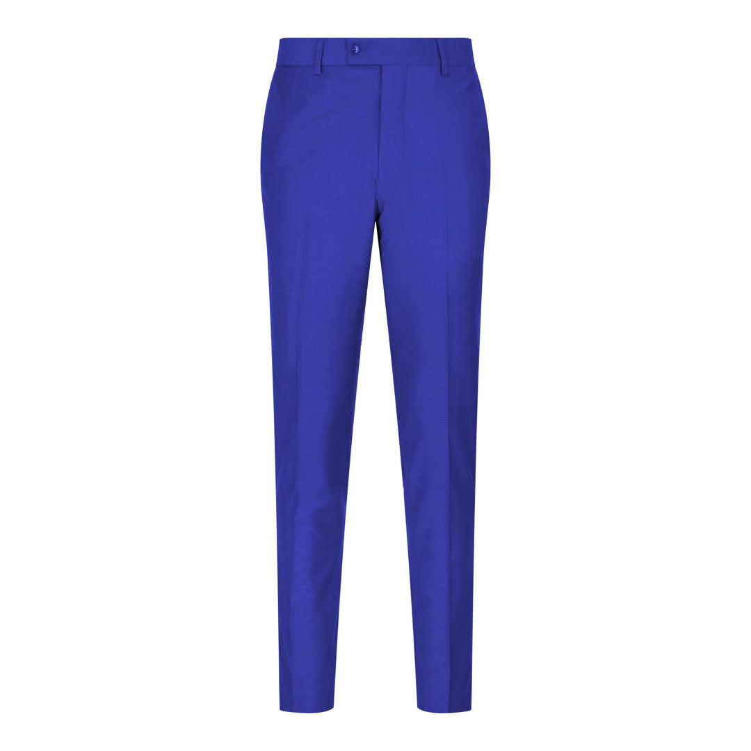 Mens Trousers Tailored Fit Smart Formal 1920 Classic Vintage Gatsby Wedding Work