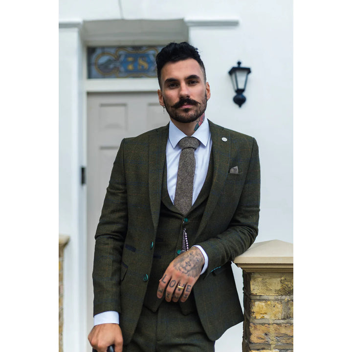 Men's two piece Green Suit – Blaze Beauty Boutique B3