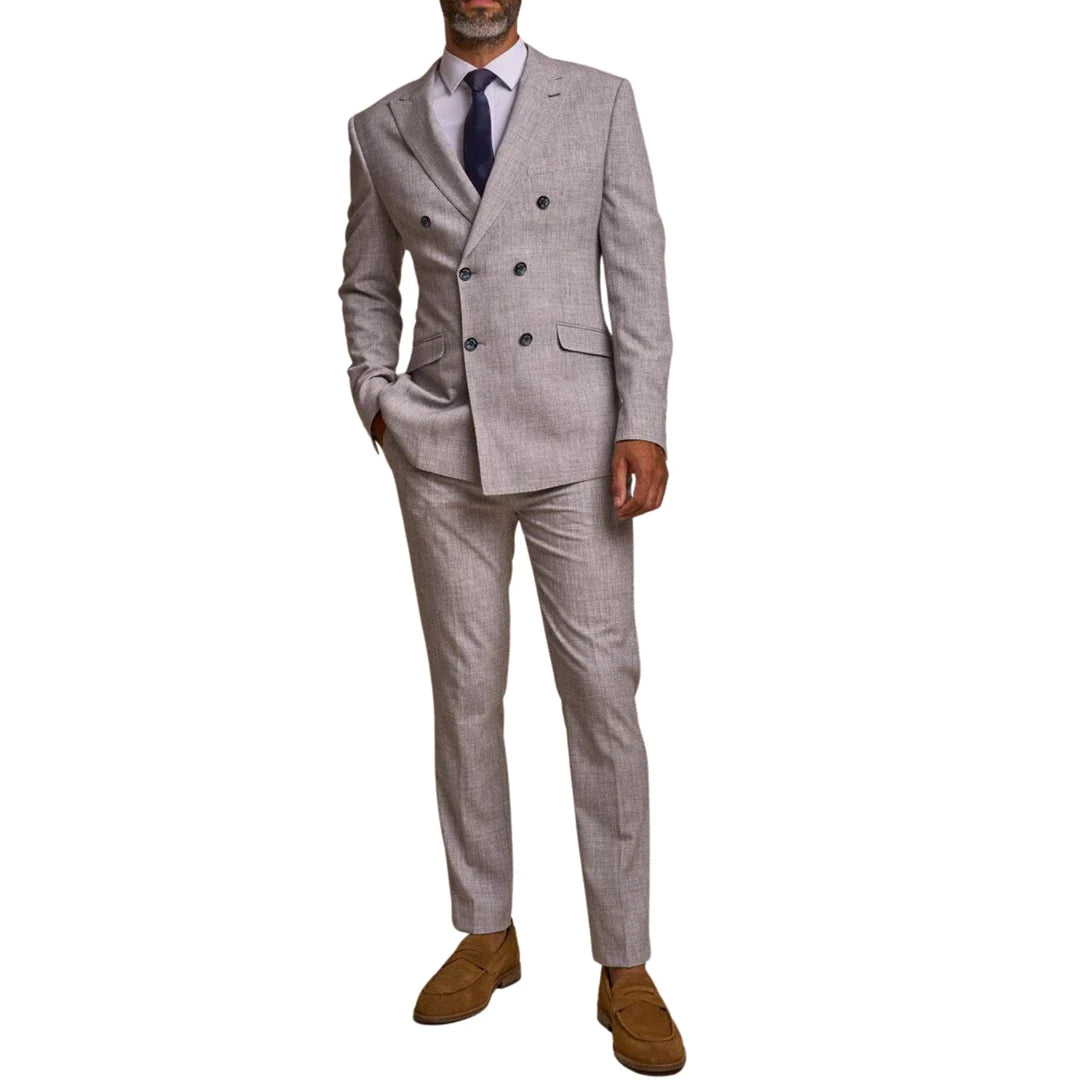 TOKYO - MEN'S GREY 2 PIECE DOUBLE BREASTED SUIT