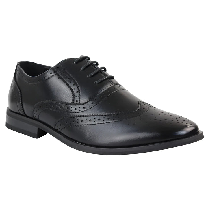 Men's Black Brogues Shoes