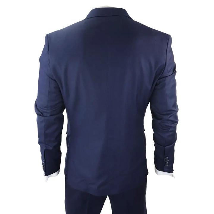 JAMES - MEN'S 3 PIECE NAVY BLUE SUIT