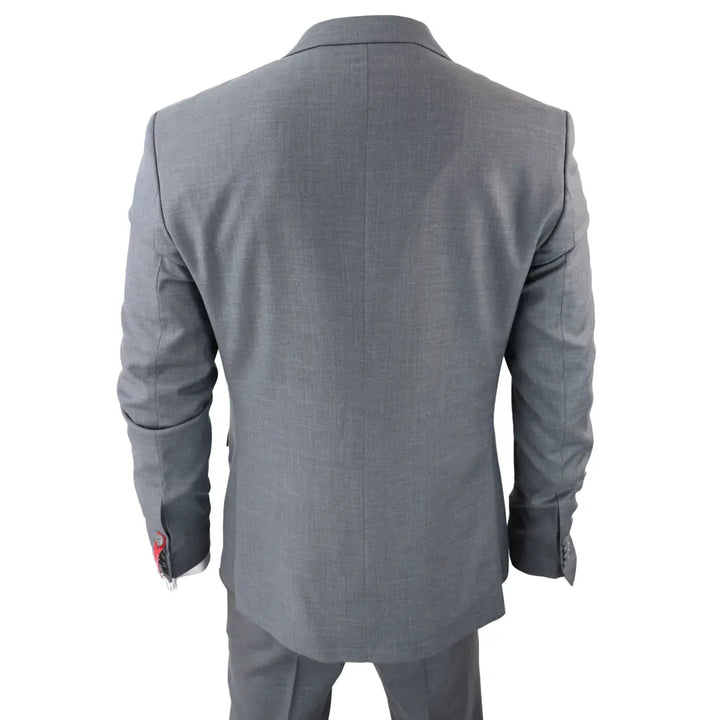 JAMES - MEN'S 3 PIECE GREY CLASSIC SUIT