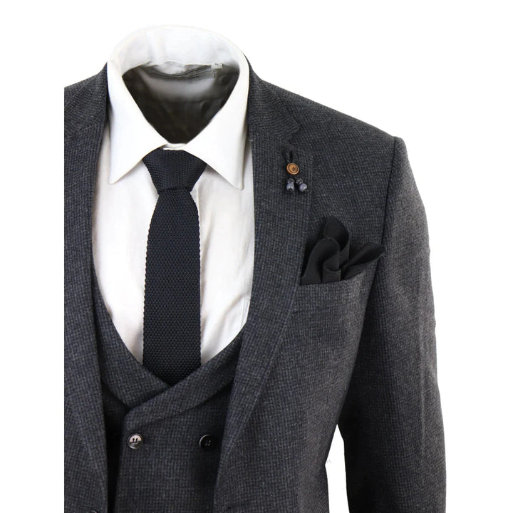 Tru Clothing - 3 Piece Dark Grey Suit