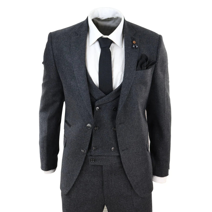 Tru Clothing - 3 Piece Dark Grey Suit