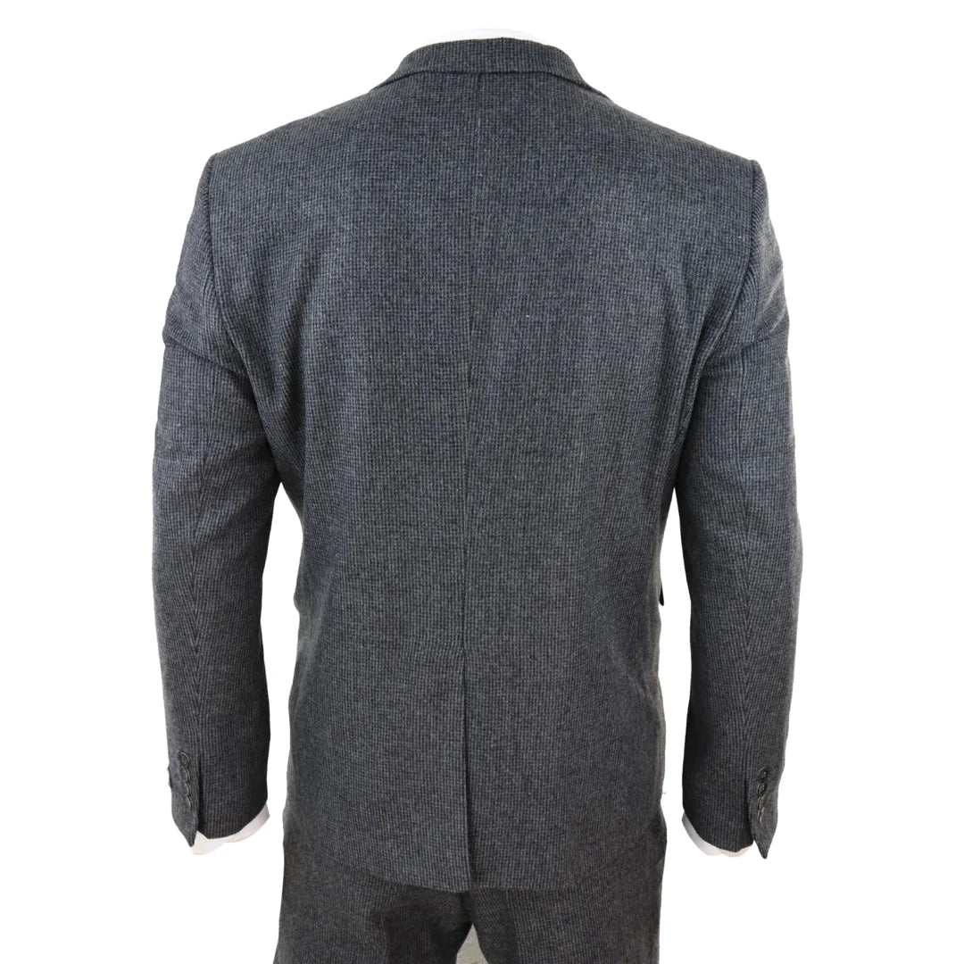 Tru Clothing - Grey Tweed 3 Piece Suit