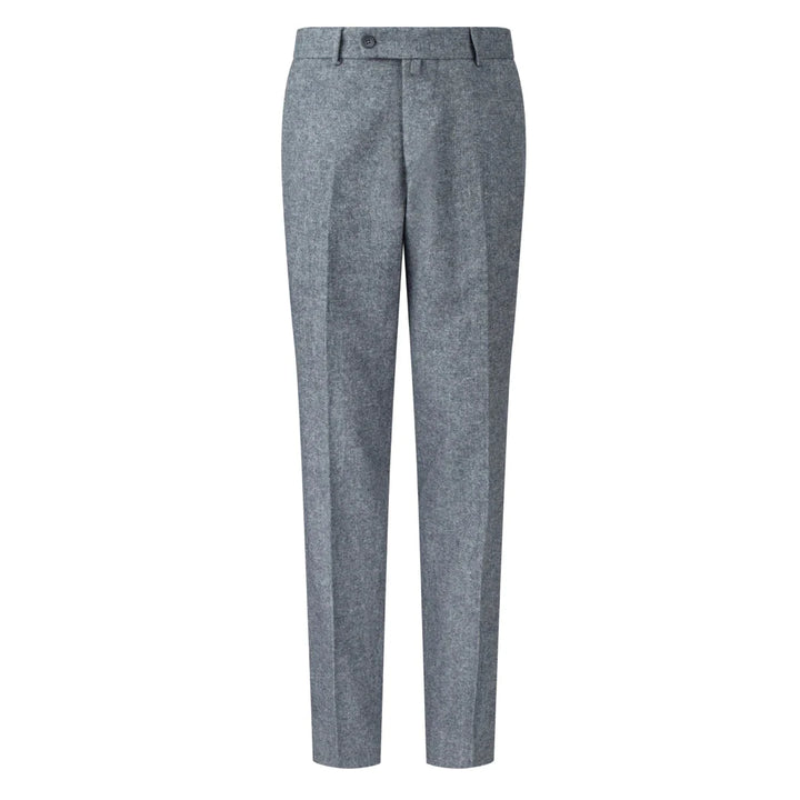 Mens Blue-Grey Tweed Trousers