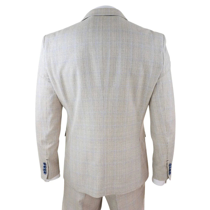 Cavani - 3 Piece Cream Wedding Suit