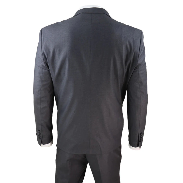 Mens Dark Grey 3 Piece Suit