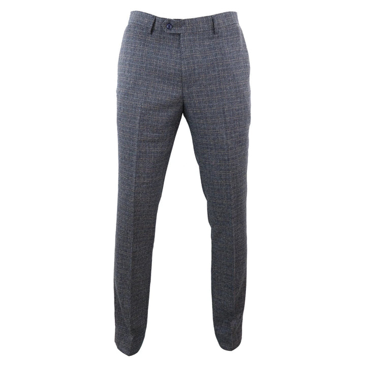 Mens Brown Tweed Suit Trousers