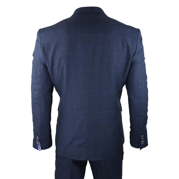 Cavani -  1920's Inspired 3 Piece Navy Blue Vintage Suit