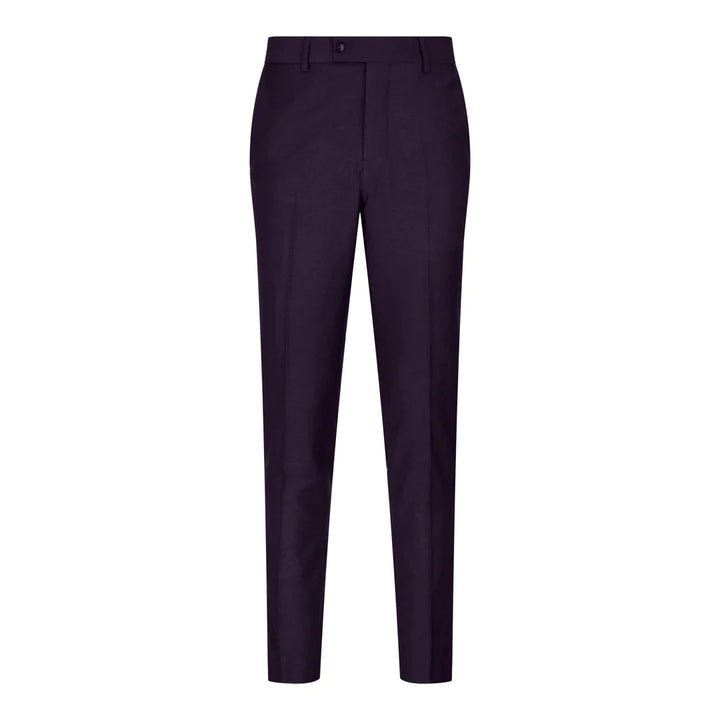 Mens Trousers Tailored Fit Smart Formal 1920 Classic Vintage Gatsby Wedding Work