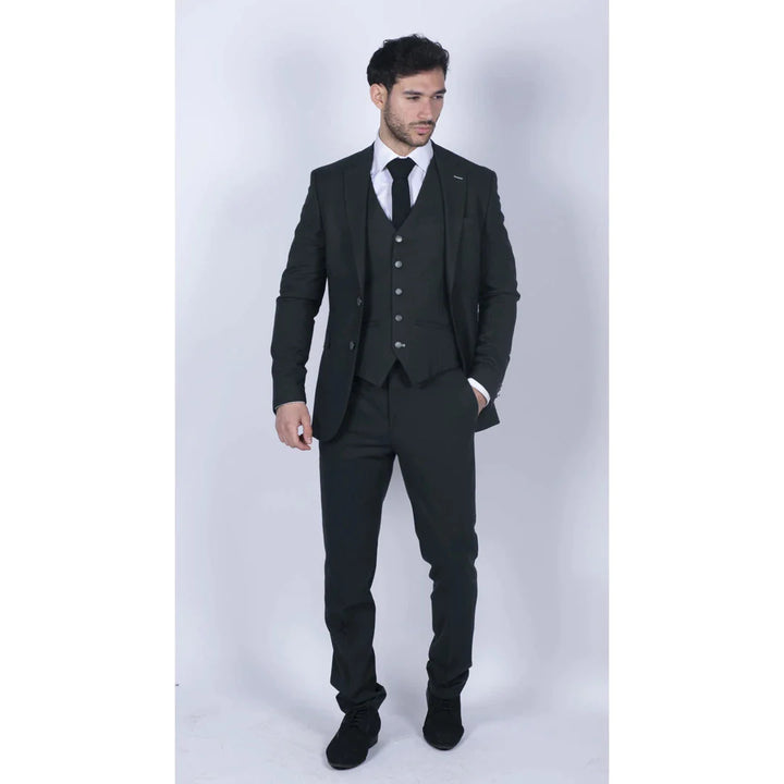Cavani - 3 Piece Furious Olive Green Suit