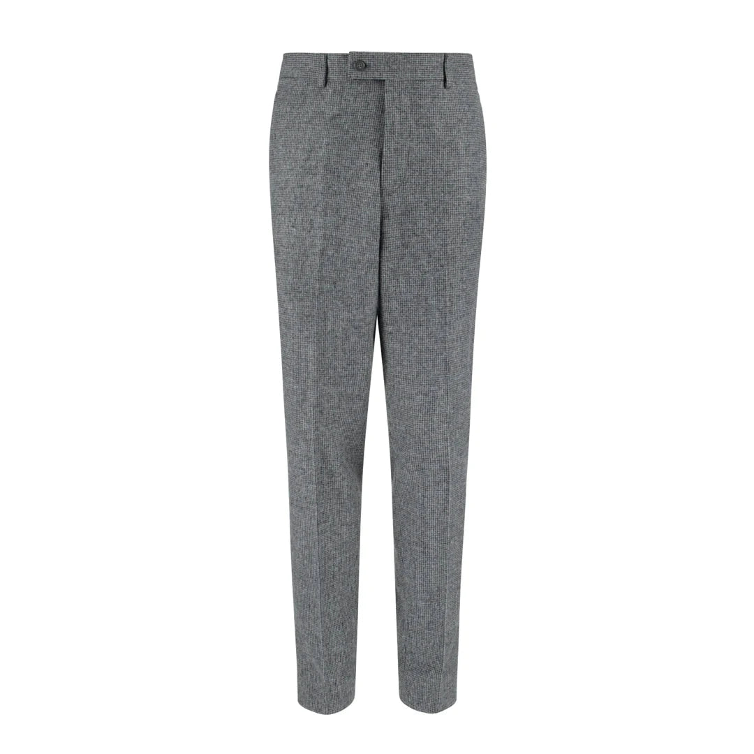 Mens Wool Tweed Trousers