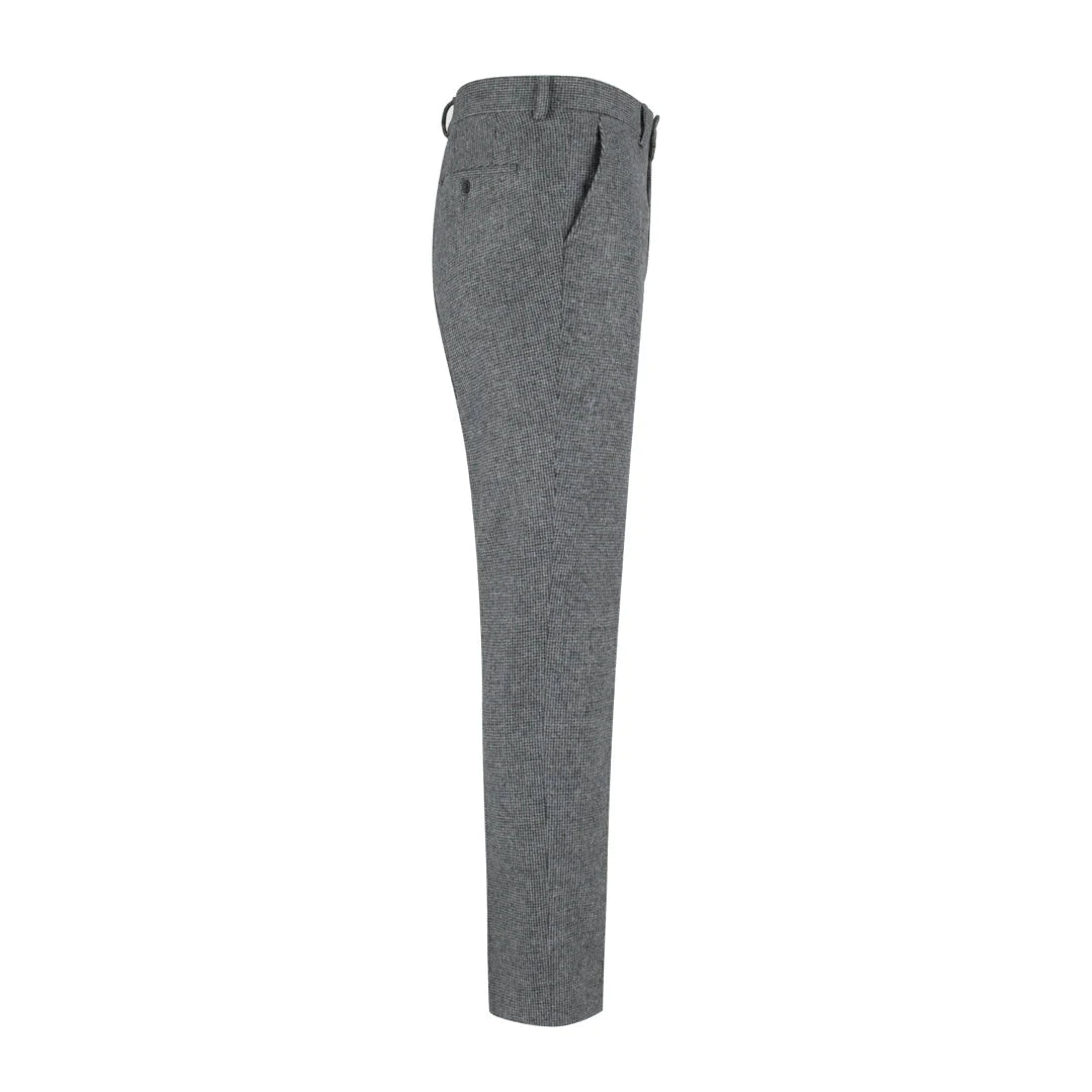 Mens Wool Tweed Trousers