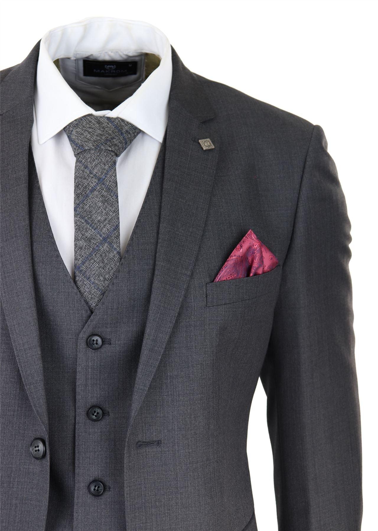 Charcoal wedding suit groom best sale